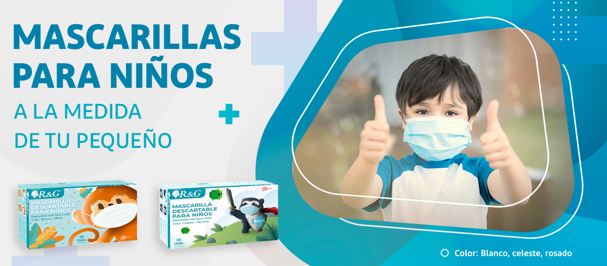 Banner Principal - Mascarilla para Niños